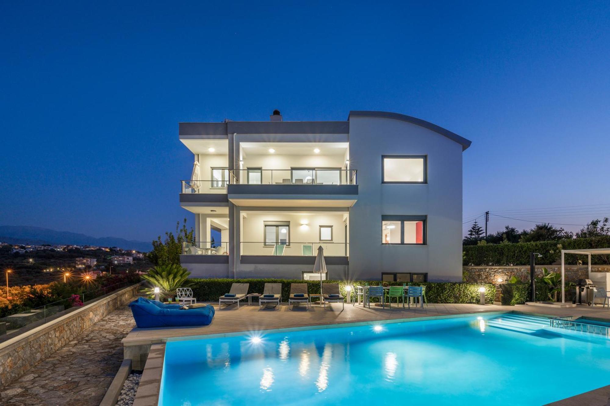Elysium Seaview Oasis Villa Kato Galatas Exterior photo