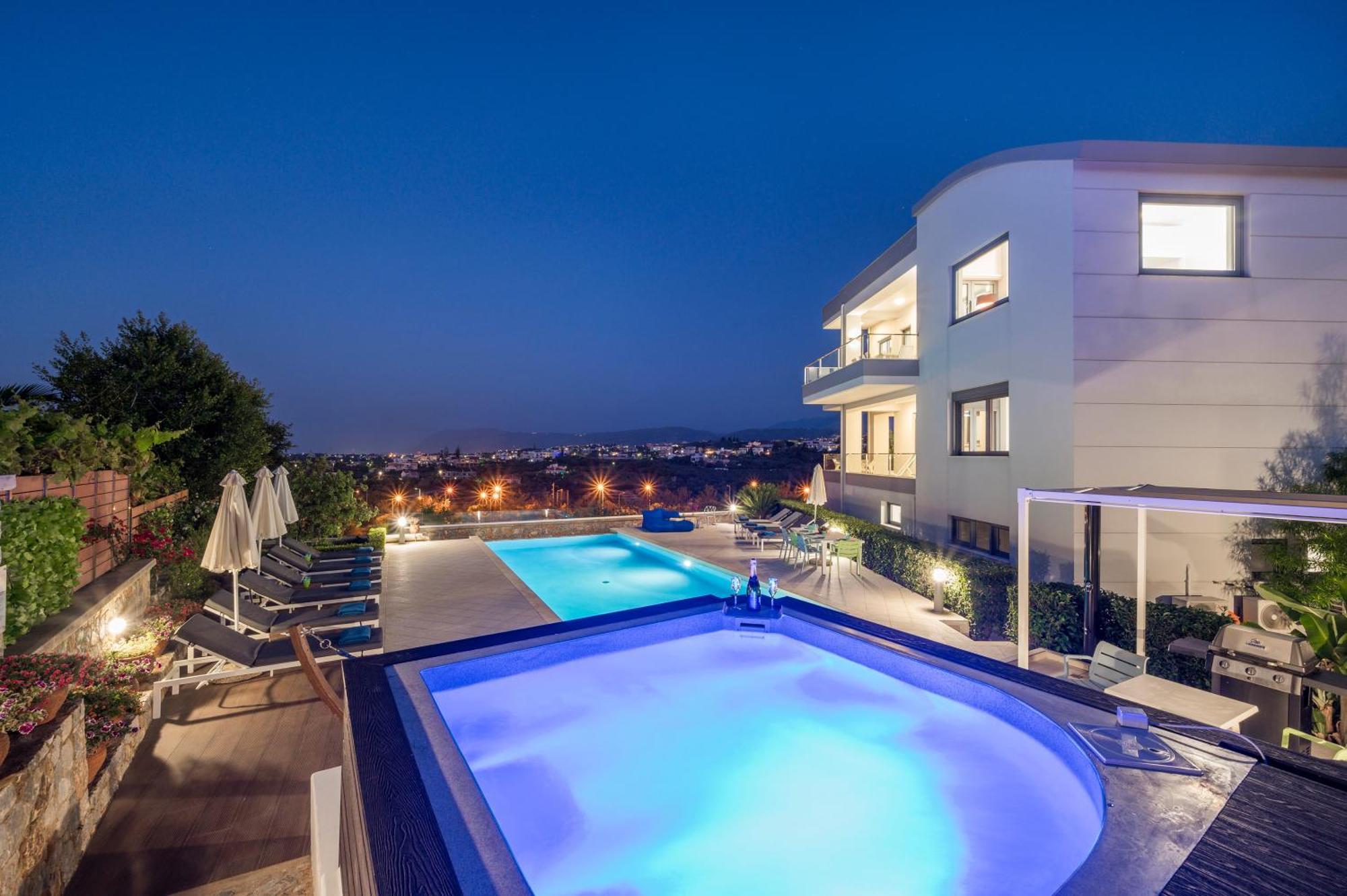 Elysium Seaview Oasis Villa Kato Galatas Exterior photo